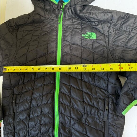 The North Face ThermoBall Hooded Jacket Down Packable Warm Zip Lightweight Boy M - Picture 15 of 16